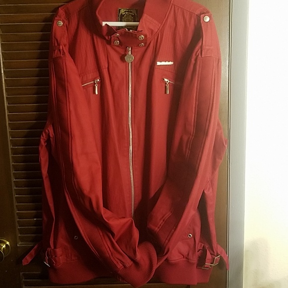 LIVE MECHANICS BOMBER JACKET RED - Picture 4 of 4